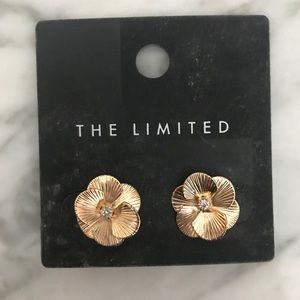 Gold and diamond/cz earrings from The Limited